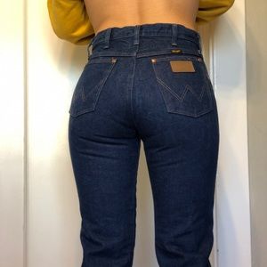 VTG High-Waisted Wrangler Dark Wash Jeans NWOT